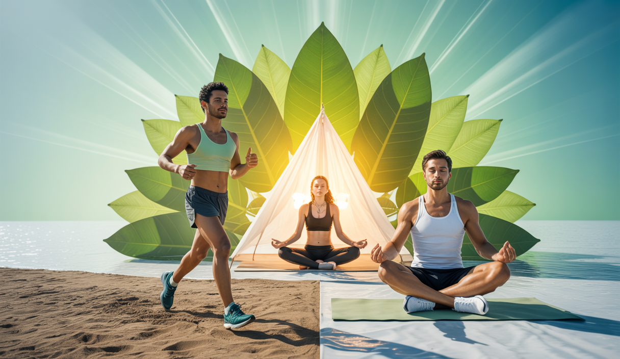 Représentation visuelle d'une approche holistique pour augmenter l'espérance de vie