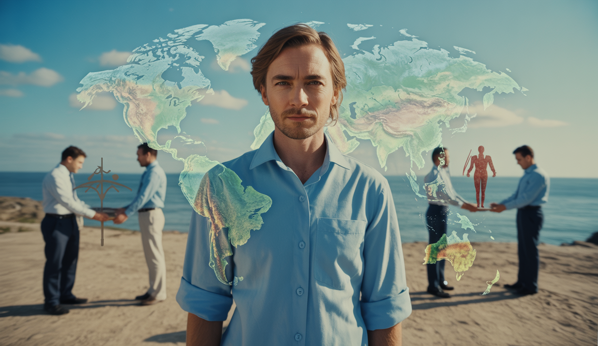 Image représentant la coopération internationale en matière de santé mondiale