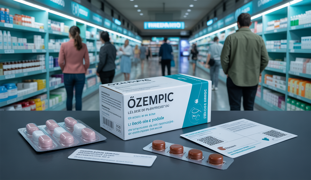 Une image représentant les risques liés à la falsification du médicament Ozempic en 2025.