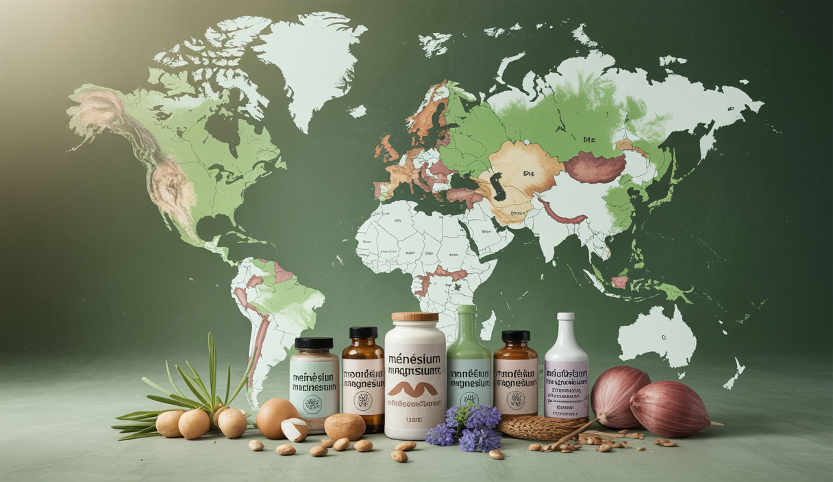 Visuel illustrant l'impact global de la carence en magnésium