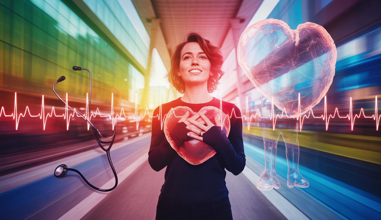 Illustration de la maîtrise des risques cardiovasculaires avant 50 ans