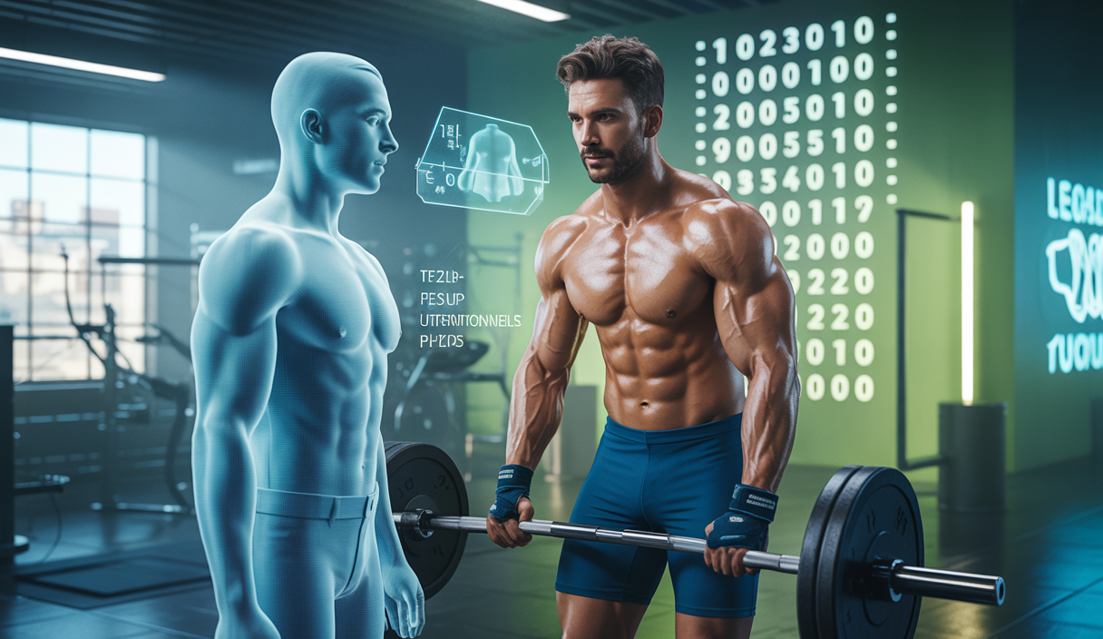 Illustration de la méthode Time Restricted Feeding pour la prise de muscle optimisée en 2025