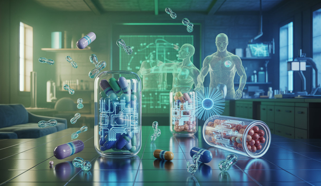 Représentation de suppléments personnalisés pour la nutrition ciblée de 2025