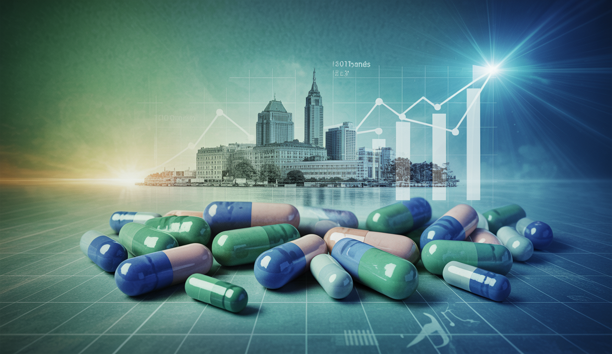 Illustration des dépenses pharmaceutiques américaines en hausse en 2025