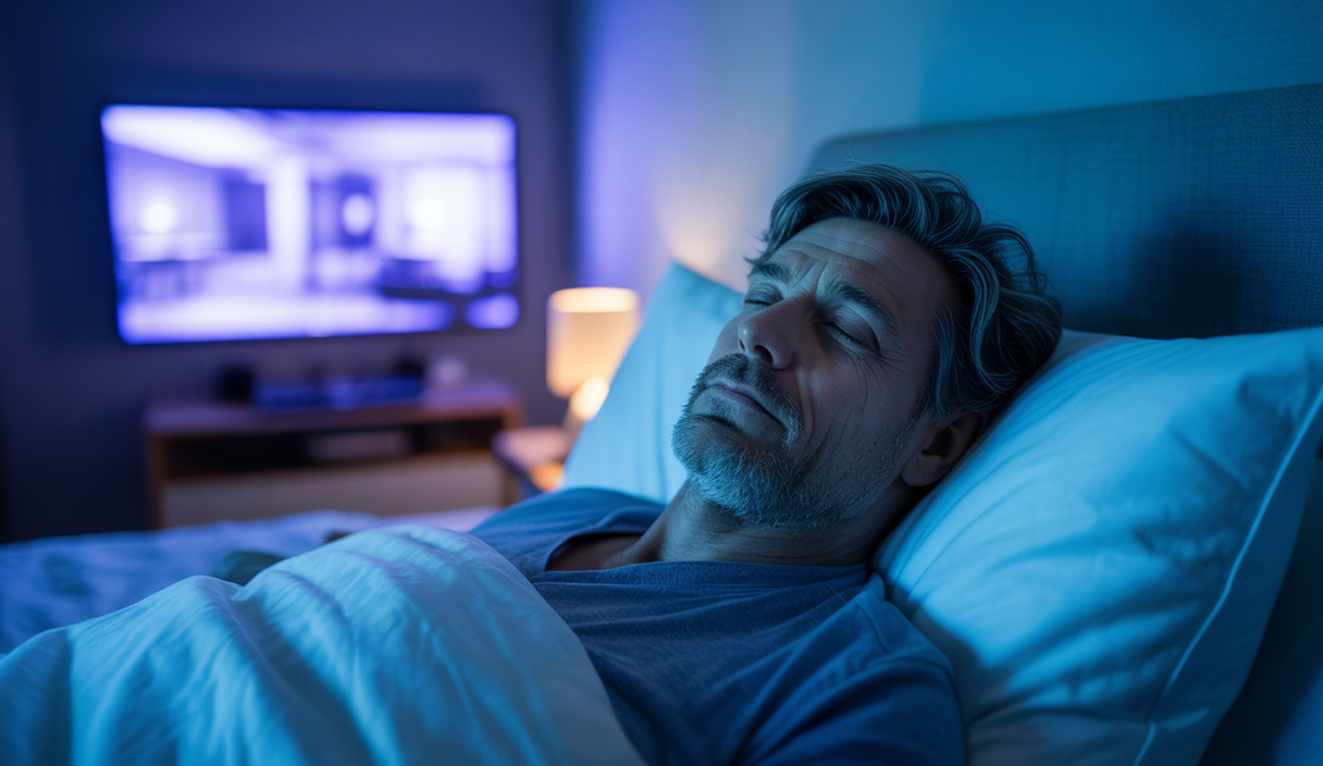 Image illustrative de l'influence de la lumière artificielle sur le sommeil