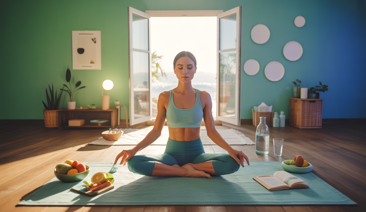 Image symbolisant une routine santé globale avant 40 ans